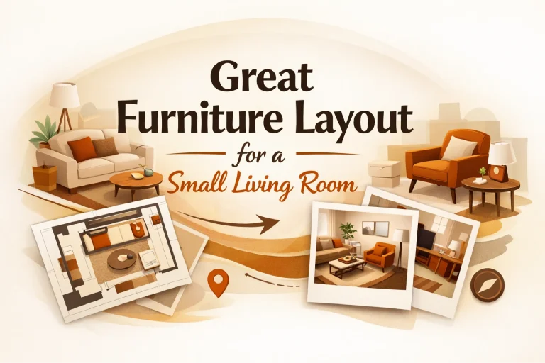 Great Furniture Layout for a Small Living Room